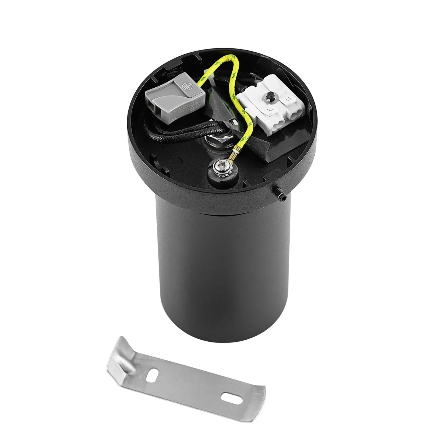 Downlight CAN TILT, negro, Ø 8 cm, 1 luz, metal GU10