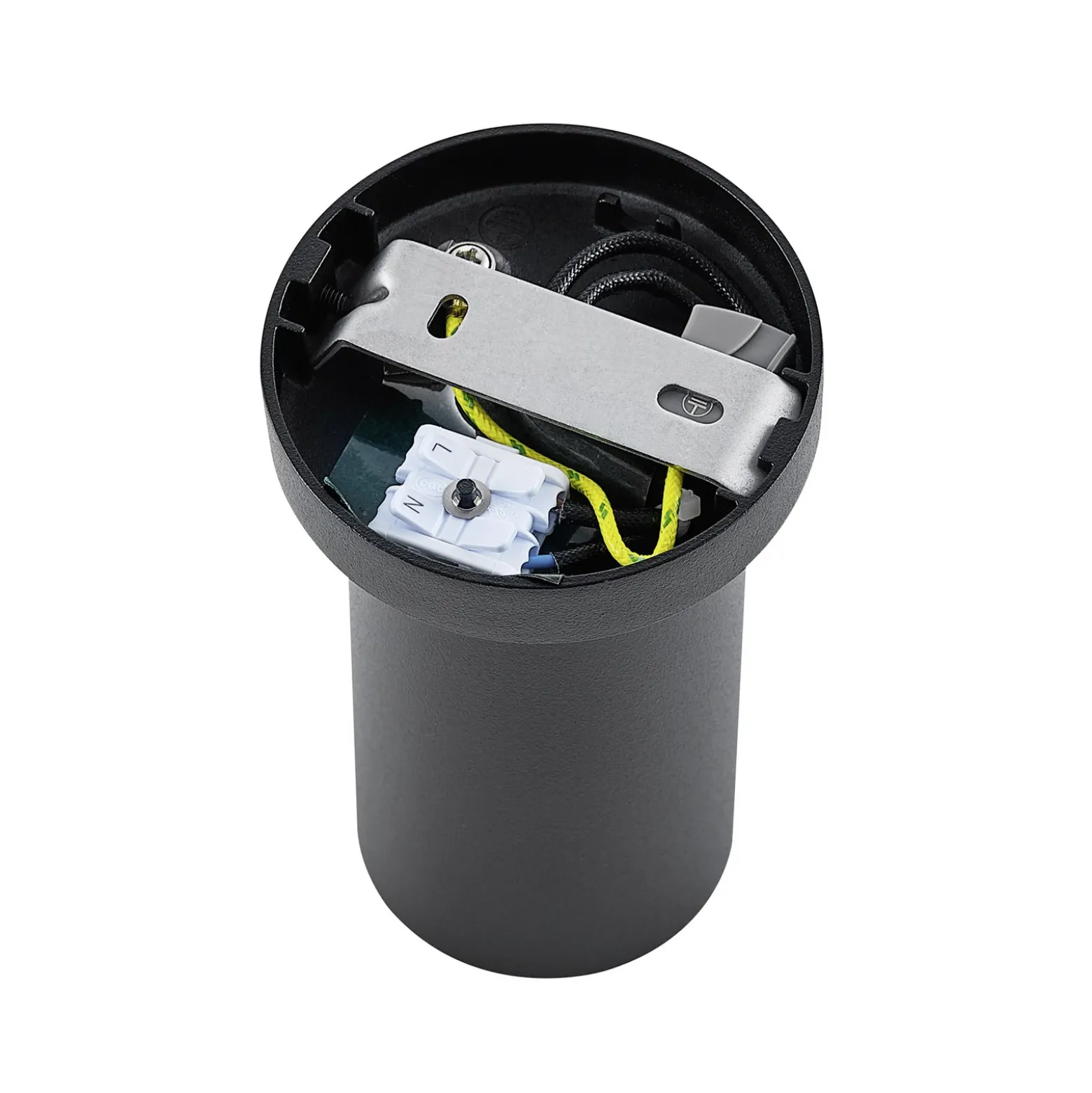 Downlight CAN TILT, negro, Ø 8 cm, 1 luz, metal GU10