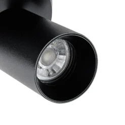 Downlight CAN TILT, negro, Ø 25 cm, 3 luces metal GU10