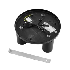 Downlight CAN TILT, negro, Ø 25 cm, 3 luces metal GU10