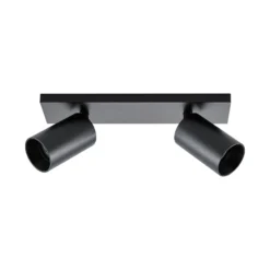 Downlight CAN TILT, negro, 31 x 9 cm, 2 luces, metal GU10