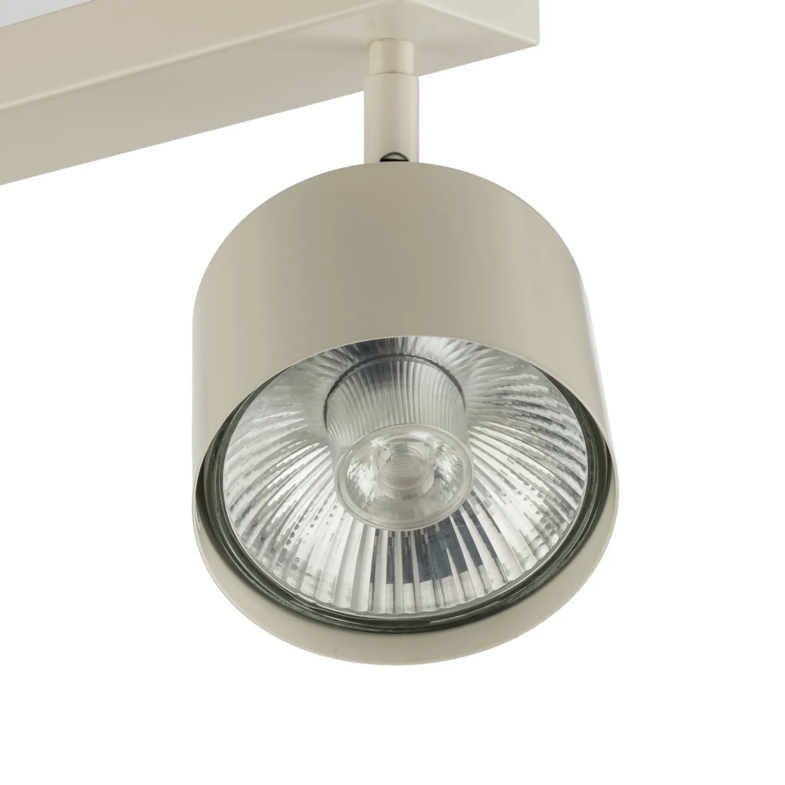 Downlight Chloe, color crema, 4 luces, orientable, GU10