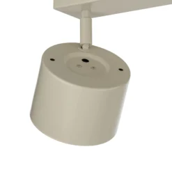 Downlight Chloe, color crema, 4 luces, orientable, GU10
