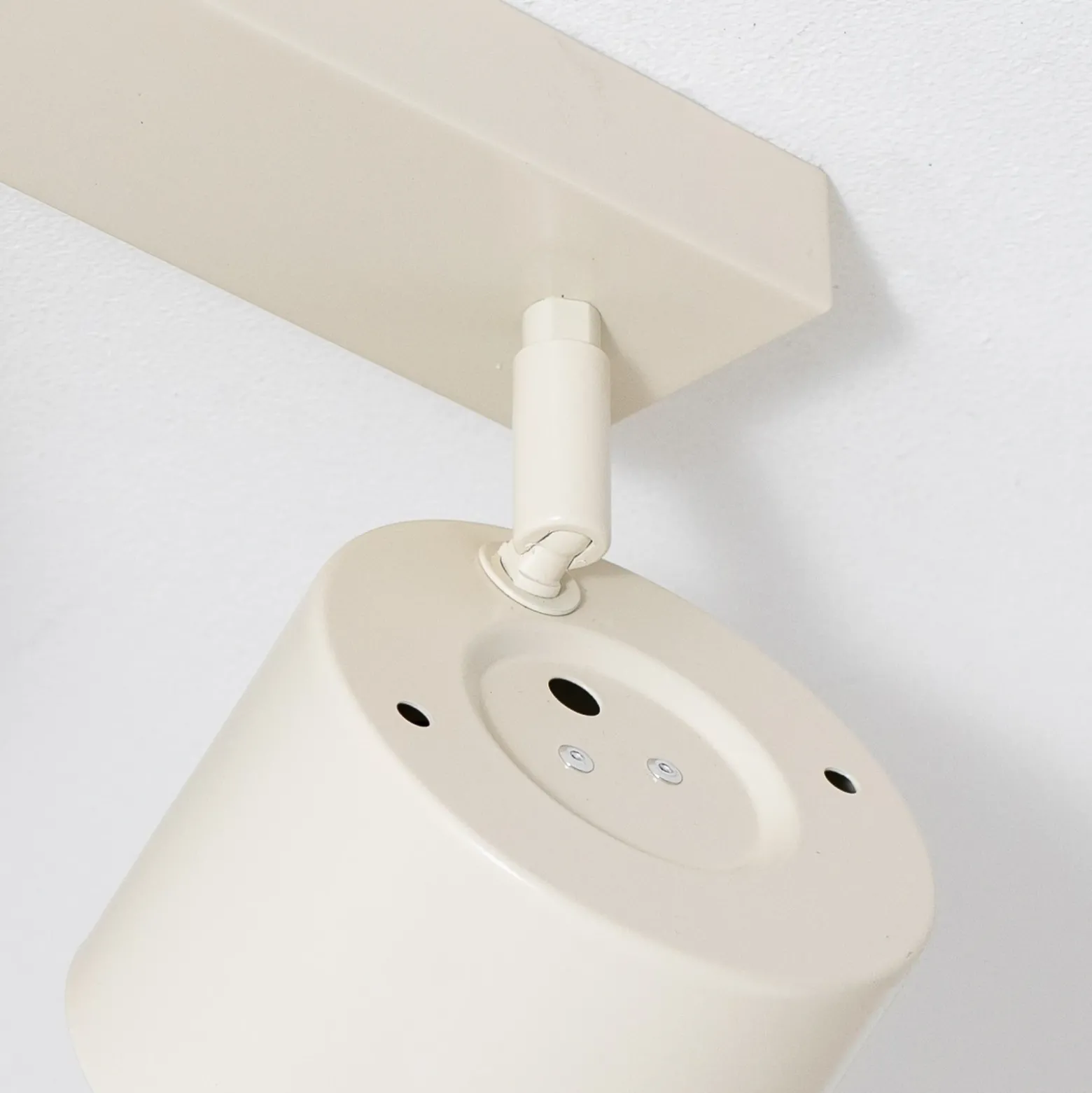 Downlight Chloe, color crema, 2 luces, orientable, GU10