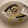 Downlight Chloe color crema, metal, 9 cm de altura, orientable, GU10