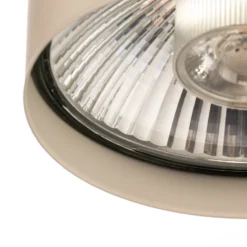 Downlight Chloe color crema, metal, 9 cm de altura, orientable, GU10