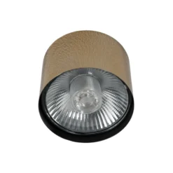 Downlight Chloe fijo, acero color latón