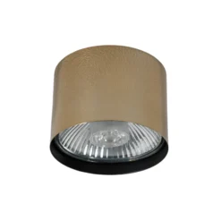 Downlight Chloe fijo, acero color latón