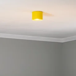 Downlight Chloe fijo, amarillo
