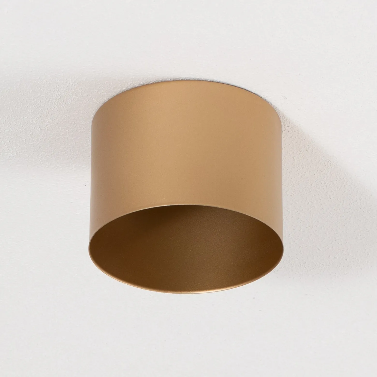Downlight Chloe fijo, dorado
