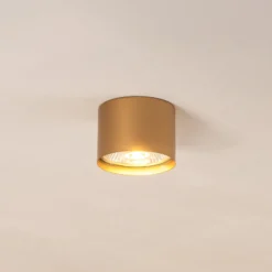 Downlight Chloe fijo, dorado