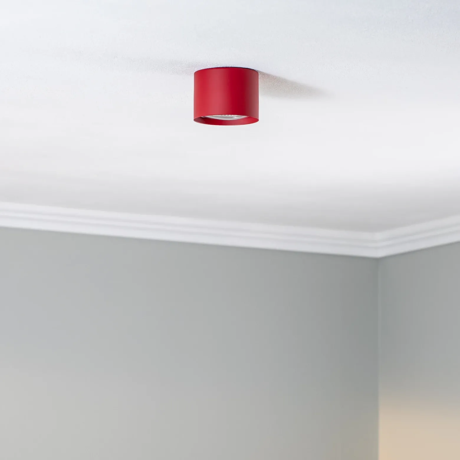 Downlight Chloe fijo, rojo