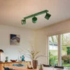 Downlight Chloe orientable 3 luces, verde