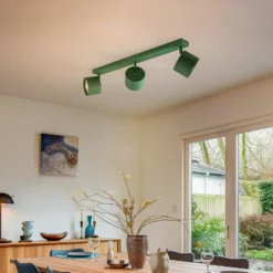 Downlight Chloe orientable 3 luces, verde