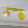 Downlight Chloe orientable 2 luces, amarillo