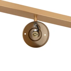 Downlight Chloe orientable 3 luces, dorado
