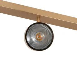 Downlight Chloe orientable 3 luces, dorado