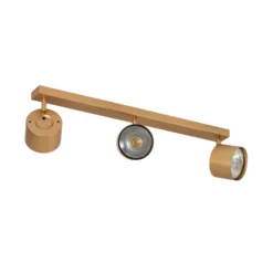 Downlight Chloe orientable 3 luces, dorado