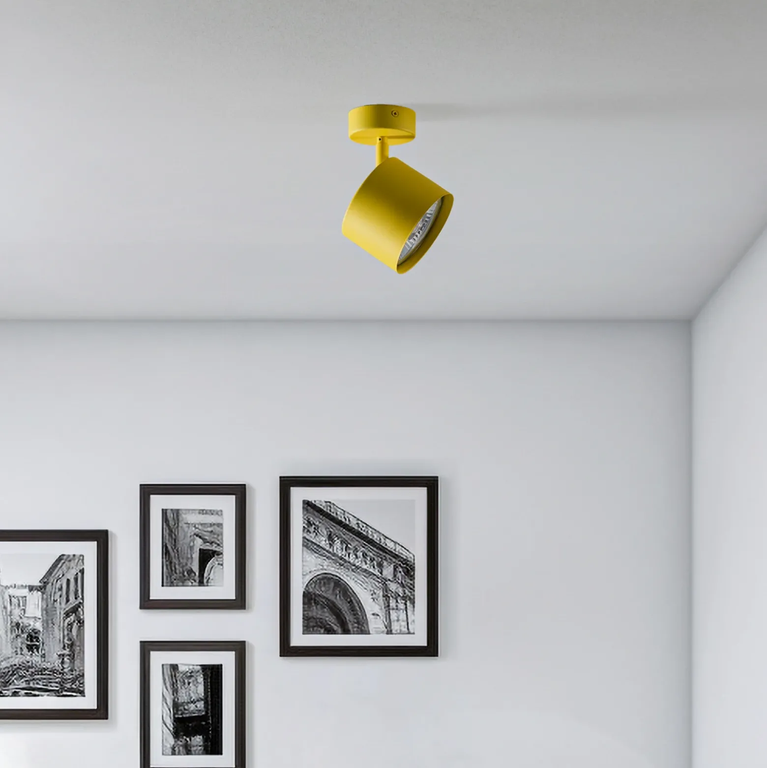 Downlight Chloe orientable 1 luz, amarillo