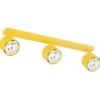Downlight Chloe orientable 3 luces, amarillo