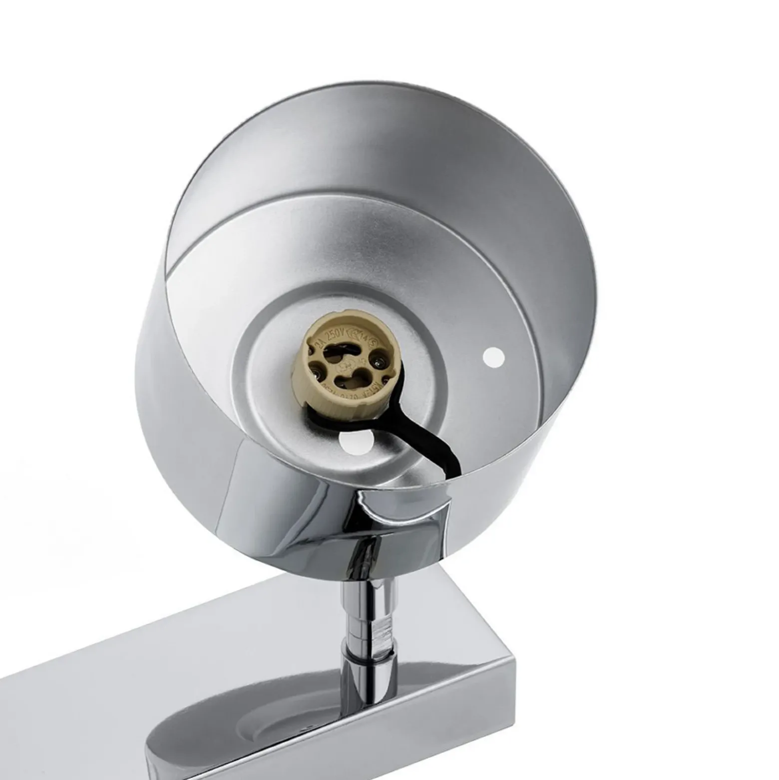Downlight Chloe, orientable, 3 luces, acero cromado