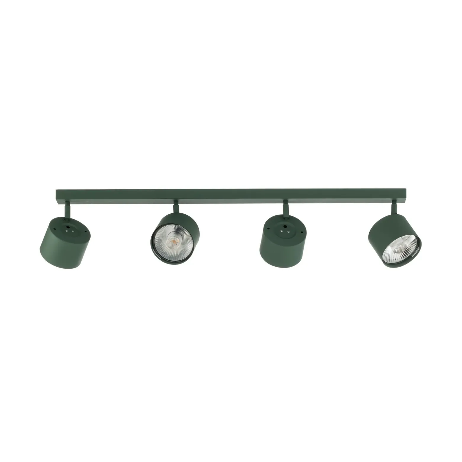 Downlight Chloe, verde, 4 luces, regulable