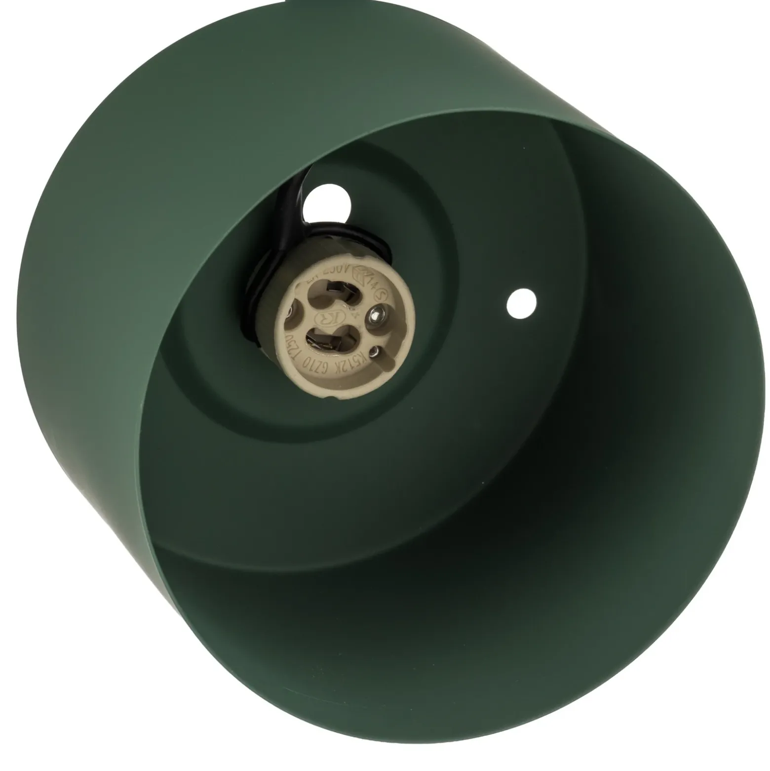 Downlight Chloe, verde, 4 luces, regulable