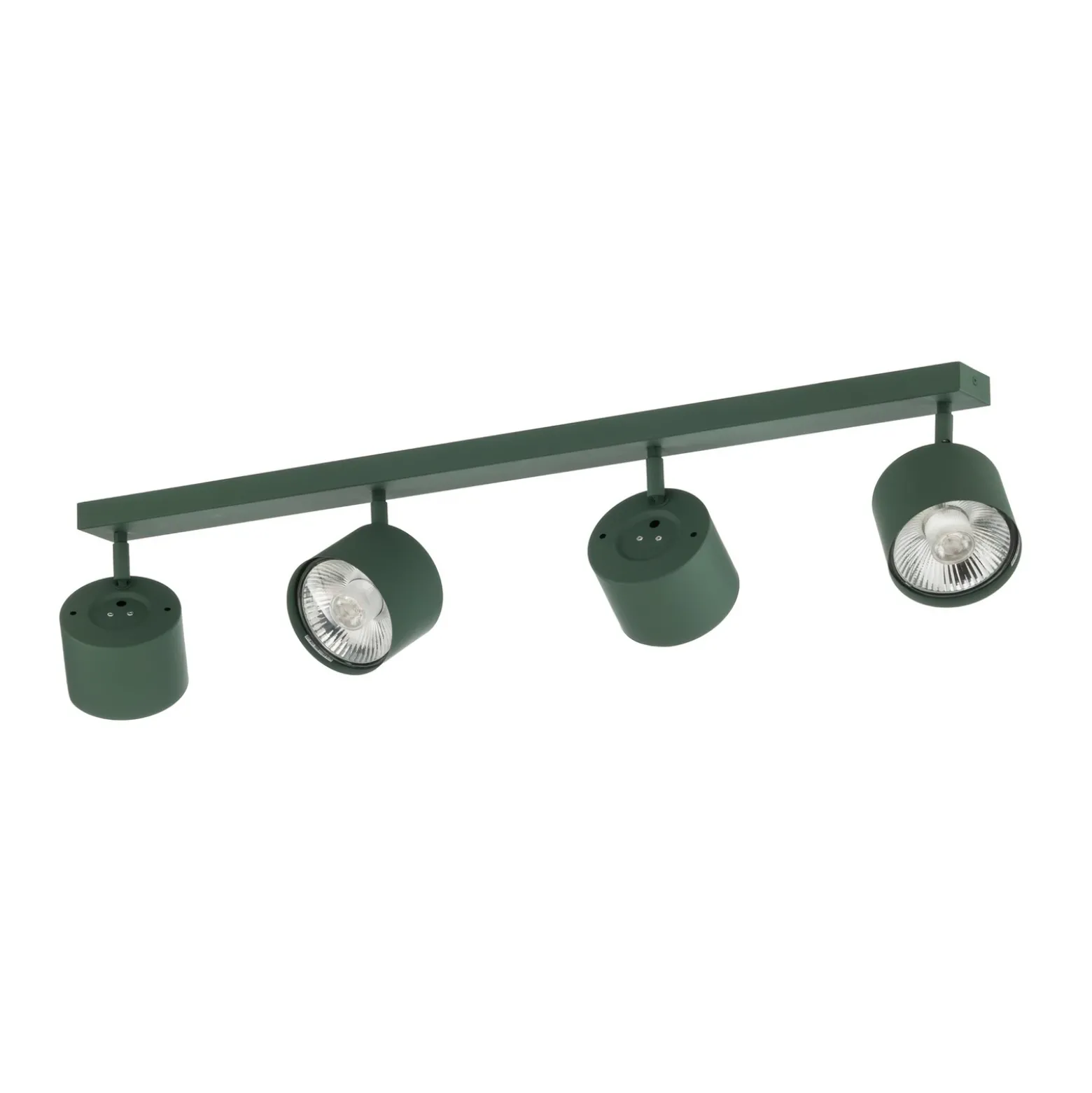 Downlight Chloe, verde, 4 luces, regulable