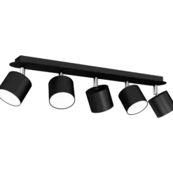 Downlight Cloudy 5 luces negro