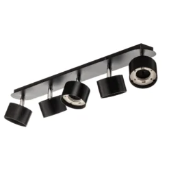Downlight Cloudy 5 luces negro