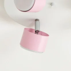 Downlight Cloudy 3 luces redondo rosa