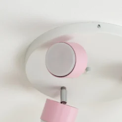 Downlight Cloudy 3 luces redondo rosa