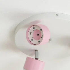 Downlight Cloudy 3 luces redondo rosa