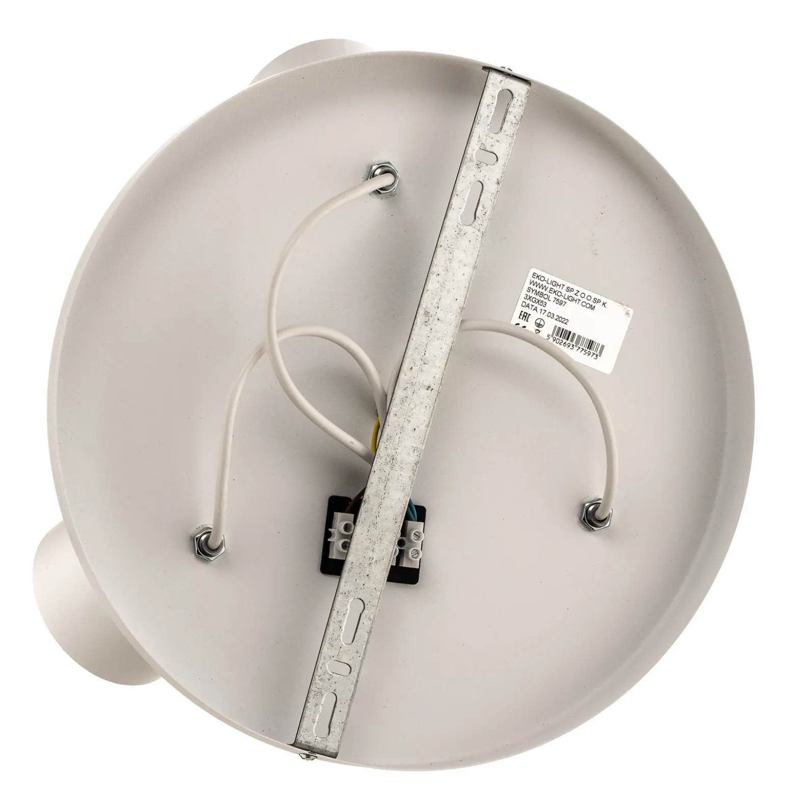 Downlight Cloudy 3 luces redondo blanco