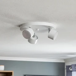 Downlight Cloudy 3 luces redondo blanco