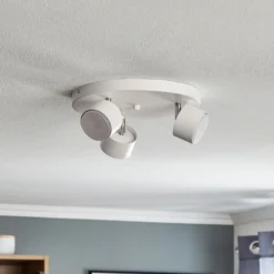 Downlight Cloudy 3 luces redondo blanco