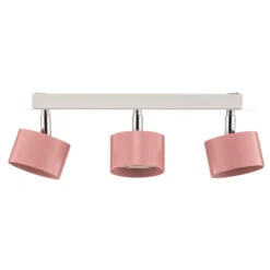 Downlight Cloudy 3 luces rosa