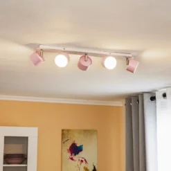 Downlight Cloudy 5 luces rosa