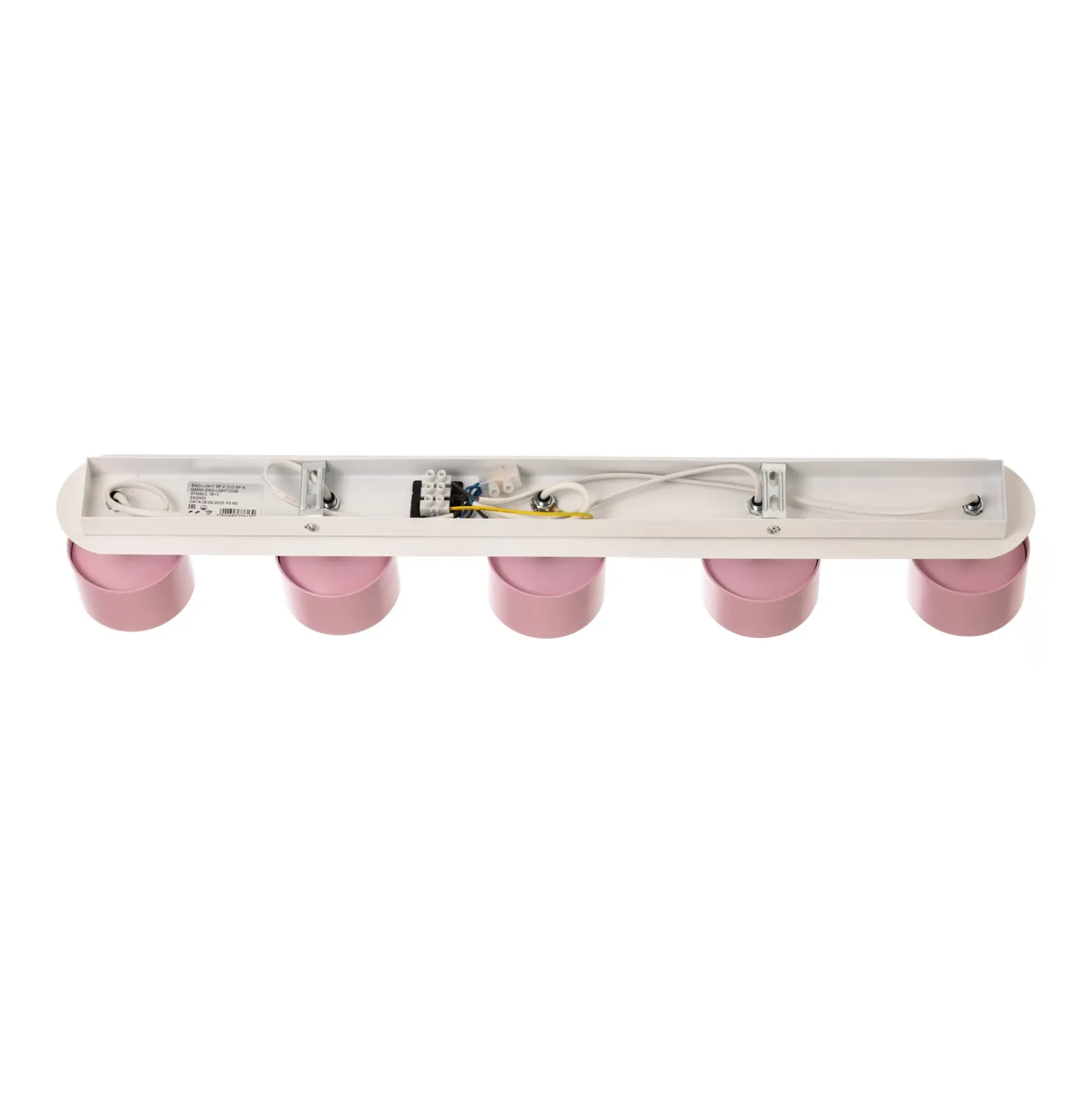 Downlight Cloudy 5 luces rosa