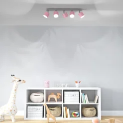 Downlight Cloudy 5 luces rosa