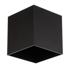Downlight Cobble en forma angular, negro