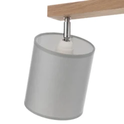 Downlight Corralee, gris, 2 luces