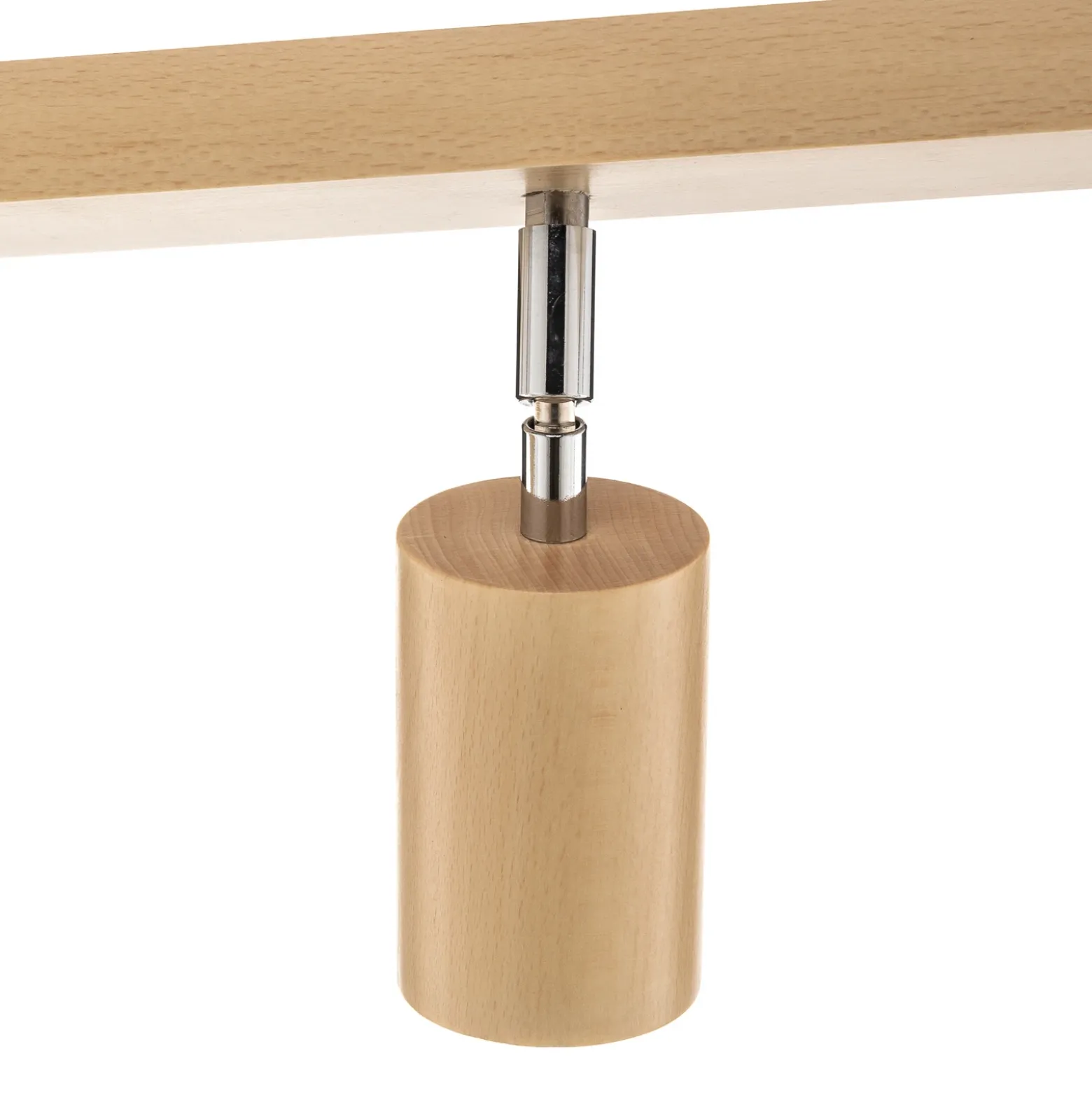 Downlight Cre de madera, 3 luces