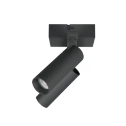 Downlight Dara, longitud 28 cm, antracita, metal, 2 luces.