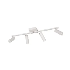 Downlight Dara, longitud 66 cm, gris, metal, 4 luces.