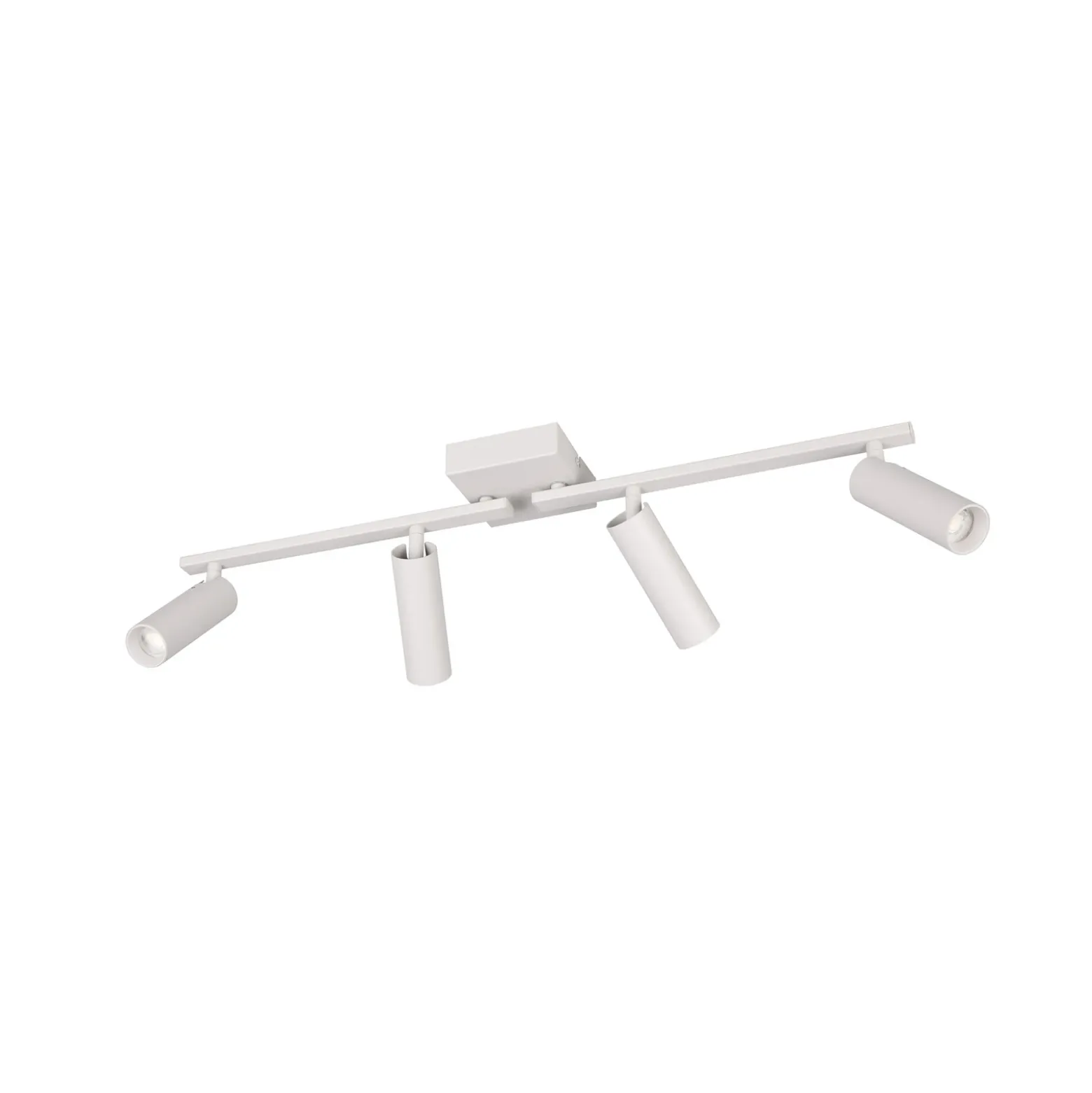 Downlight Dara, longitud 66 cm, gris, metal, 4 luces.