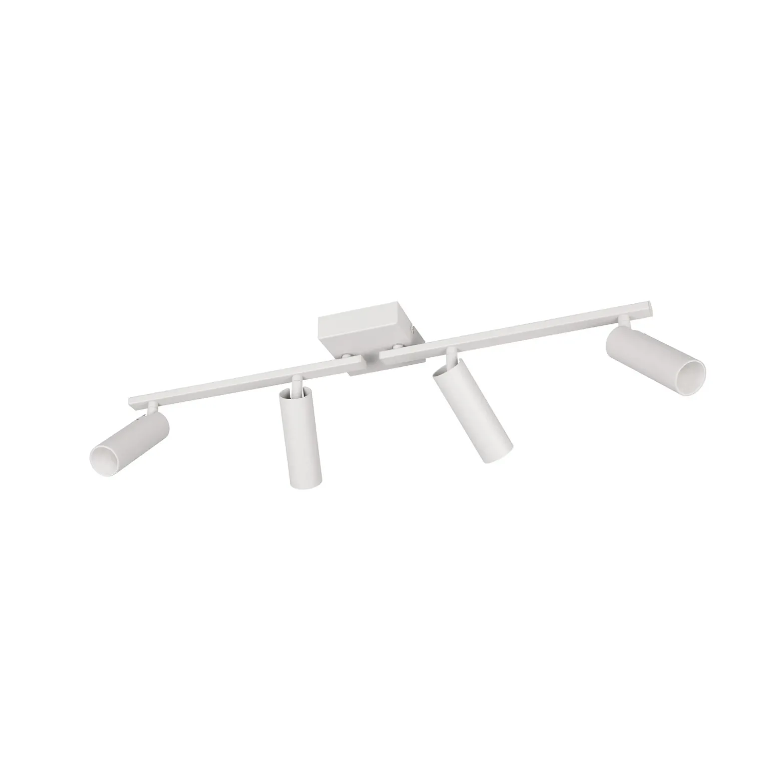 Downlight Dara, longitud 66 cm, gris, metal, 4 luces.