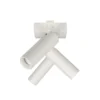 Downlight Dara, longitud 46 cm, gris, metal, 3 luces.