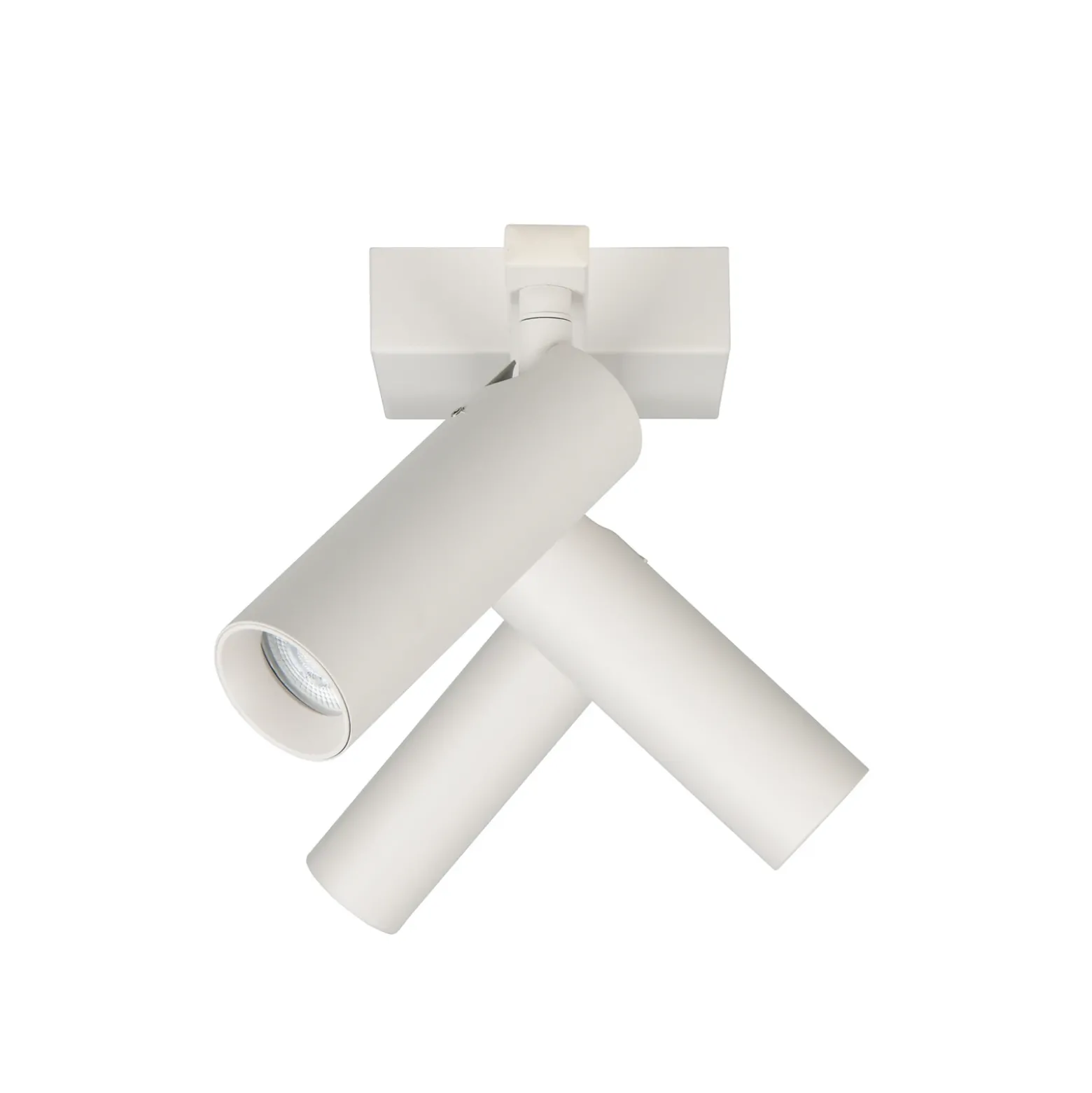 Downlight Dara, longitud 46 cm, gris, metal, 3 luces.