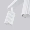 Downlight de carbono, blanco, longitud 81 cm, aluminio, 4 luces.